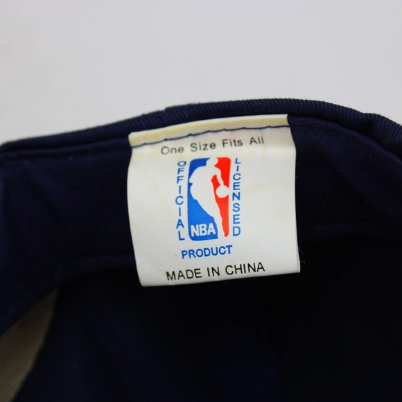 Vintage Indiana Pacers Snapback Hat Logo Athletic Basketball Blue Yellow NWOT - Picture 7 of 9